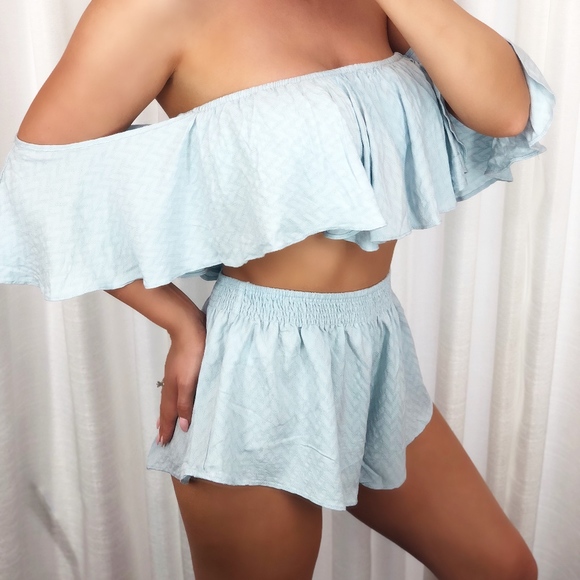 Candy Blue 2 Piece Set - Picture 2 of 3